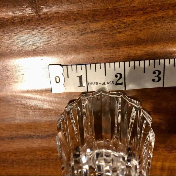 Pair of Glass Shabbat Candle Holders - Picture 10 of 10